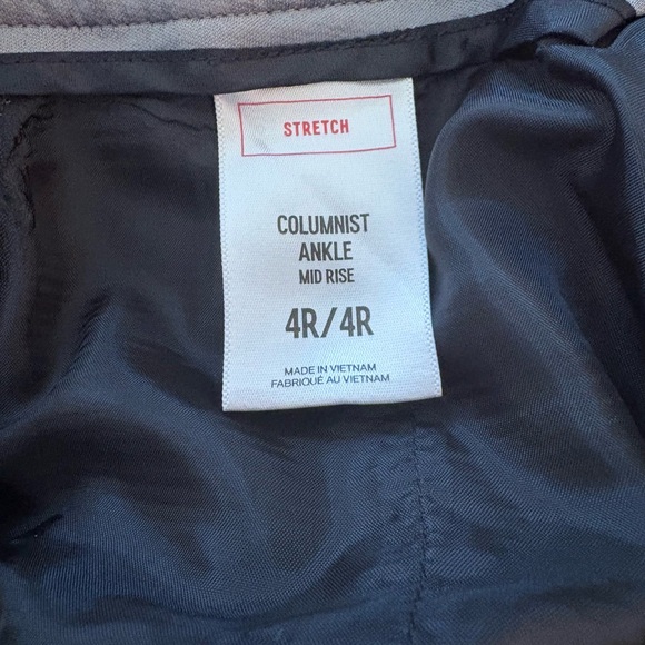 Express Columnist Ankle Mid Rise Pants - Picture 4 of 8